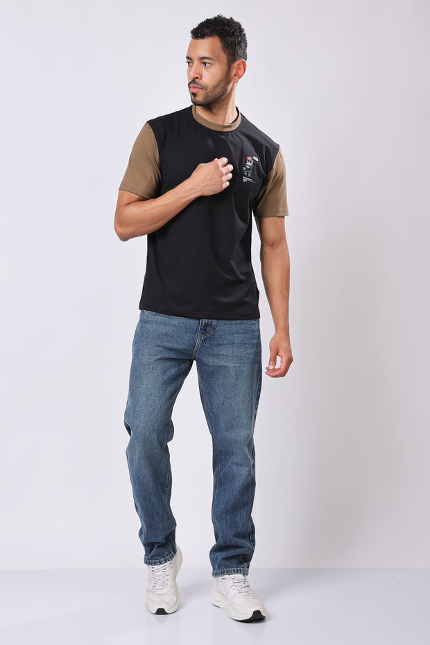 Stylox Printed Round Neck T-Shirt
