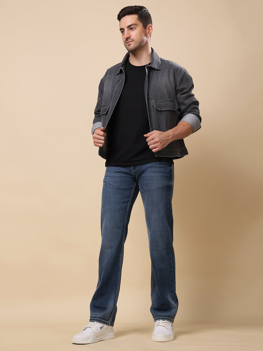 Stylox Premium Comfort Fit Jeans for Men | Soft Cotton Denim | Relaxed Everyday Casual Wear - Stylox
