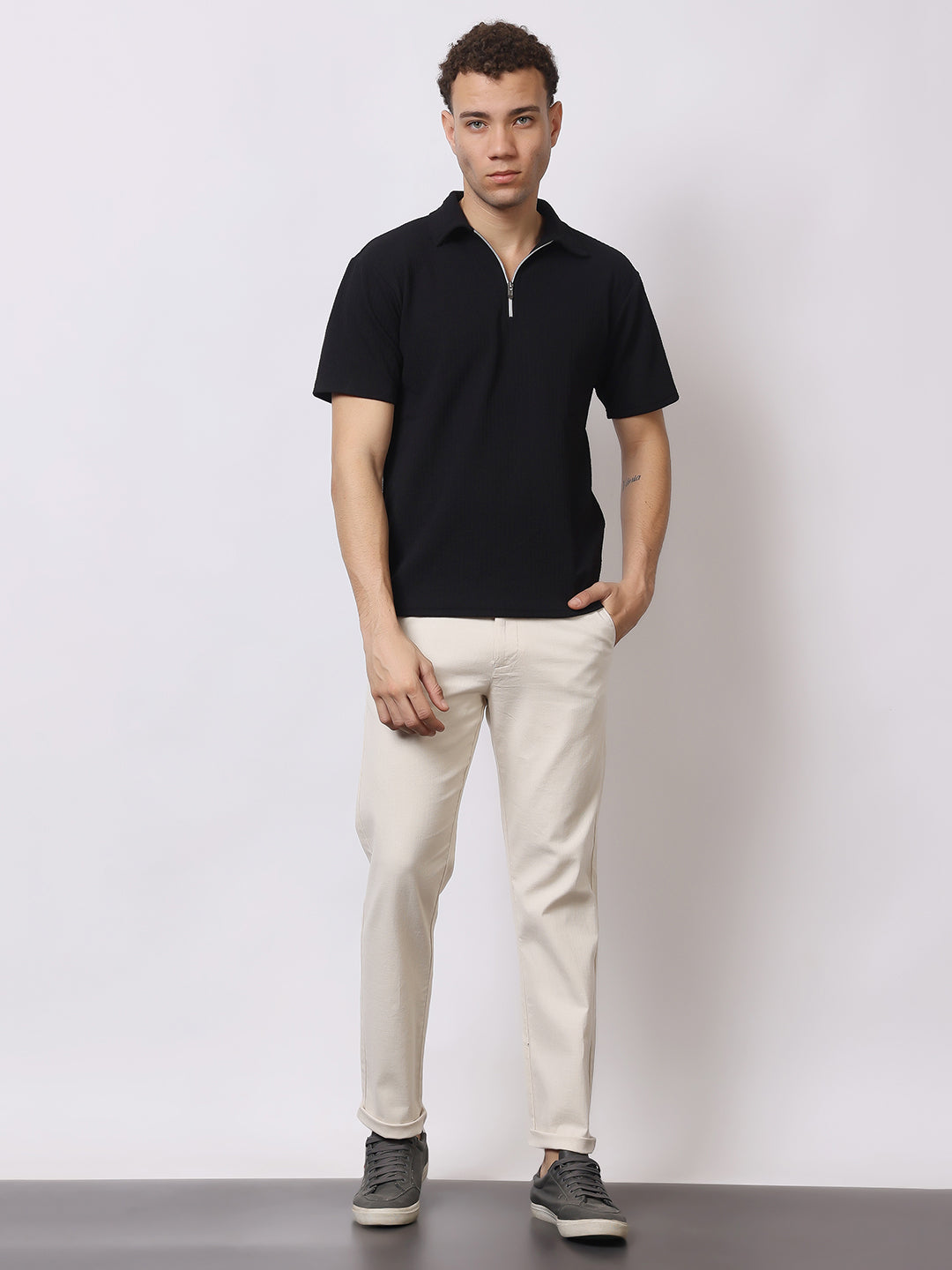 Stylox Men’s Premium Regular Fit Cotton Trousers – Casual & Formal Pants | Breathable Everyday Wear - Stylox
