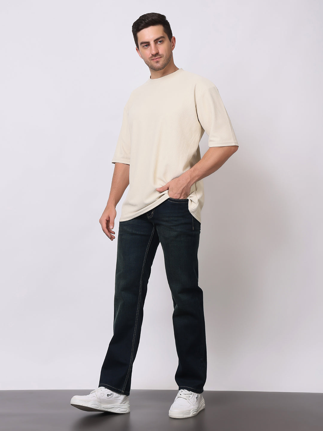 Stylox Men’s Comfort Fit Denim Jeans | Stylish Mid-Rise Jeans | Perfect for Work & Weekend Wear - Stylox