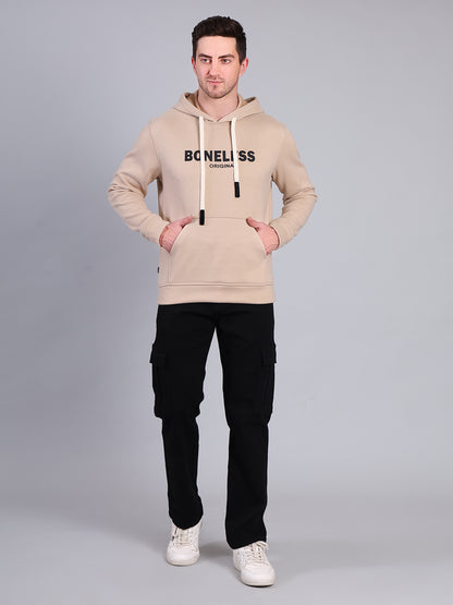 Stylox Men’s Winter Hooded Sweatshirt | Printed Pullover Hoodie with Kangaroo Pocket | Warm Casual Wear