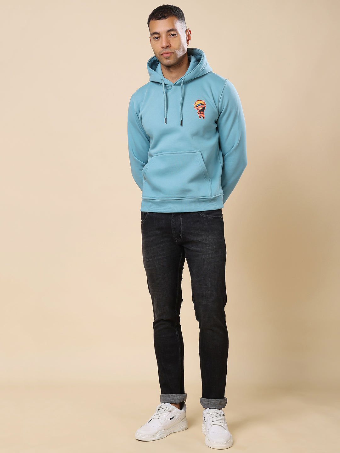 Stylox Regular Fit Men’s Printed Hoodie – Trendy Comfort Wear for Everyday Style