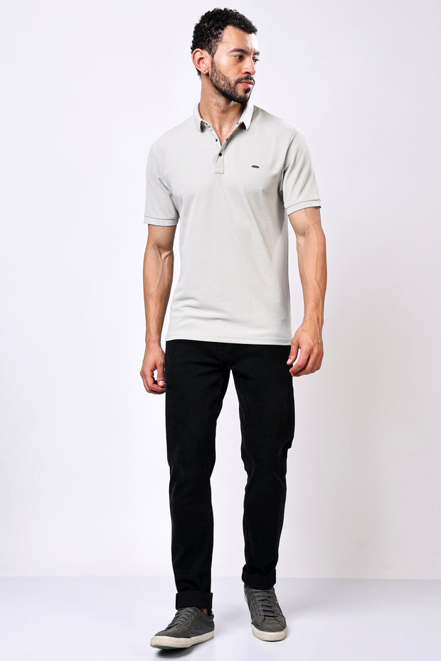 Stylox Solid Polo T-Shirt For Men