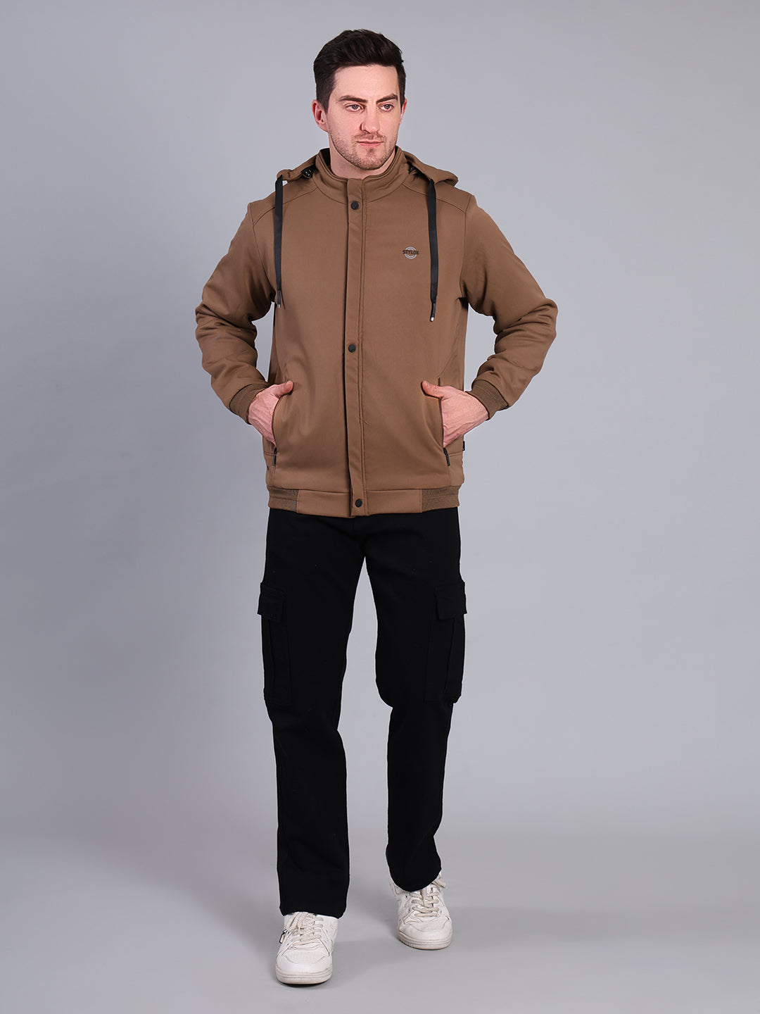 Stylox Men’s Winter Jacket with Hood | Warm Padded Jacket | Stylish Casual Outerwear