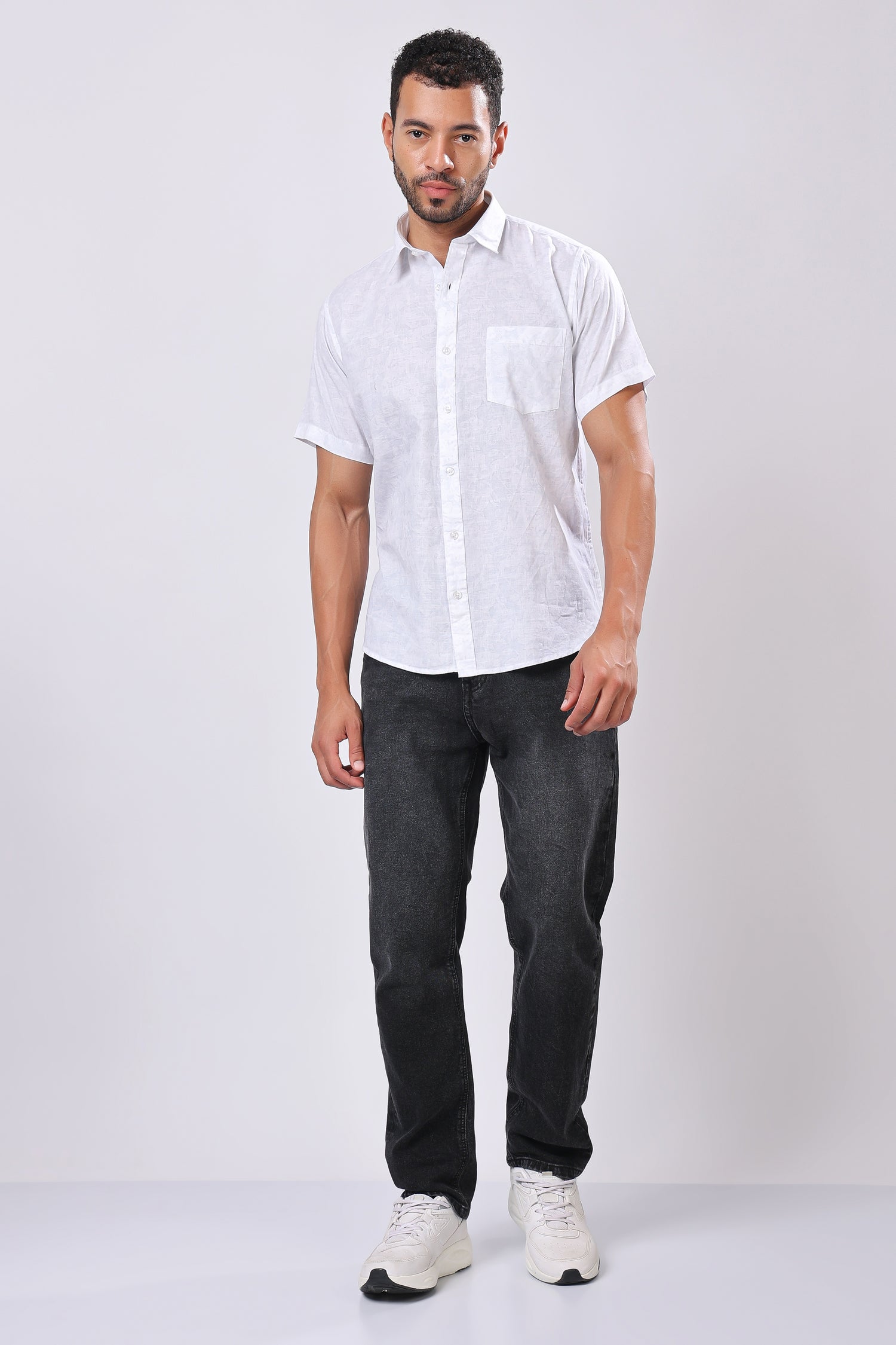 STYLOX HALF SLEEVE PRINTED CASUAL SHIRT