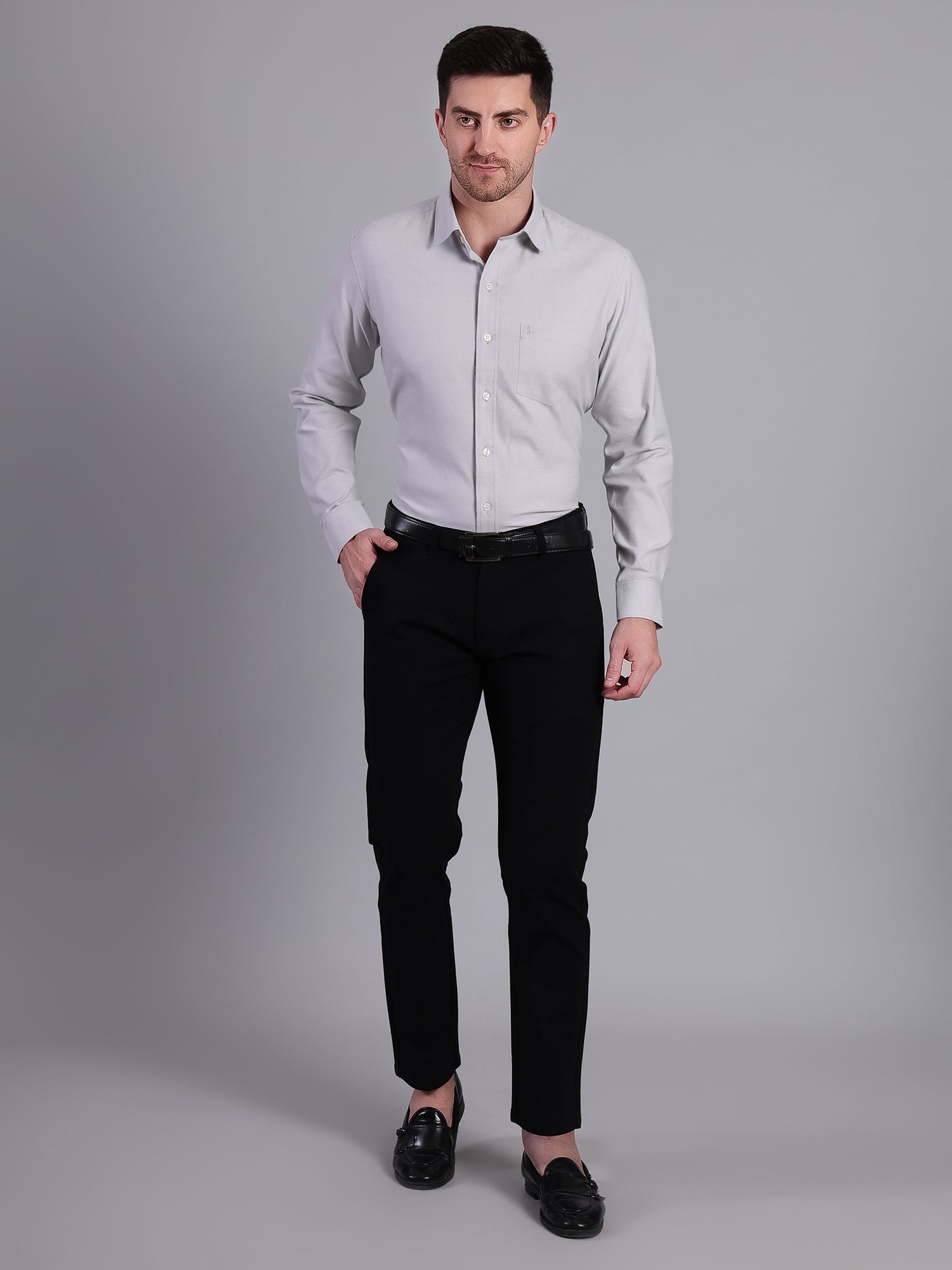 Men's Regular Fit Cotton Shirt | Office & Party Wear - Stylox