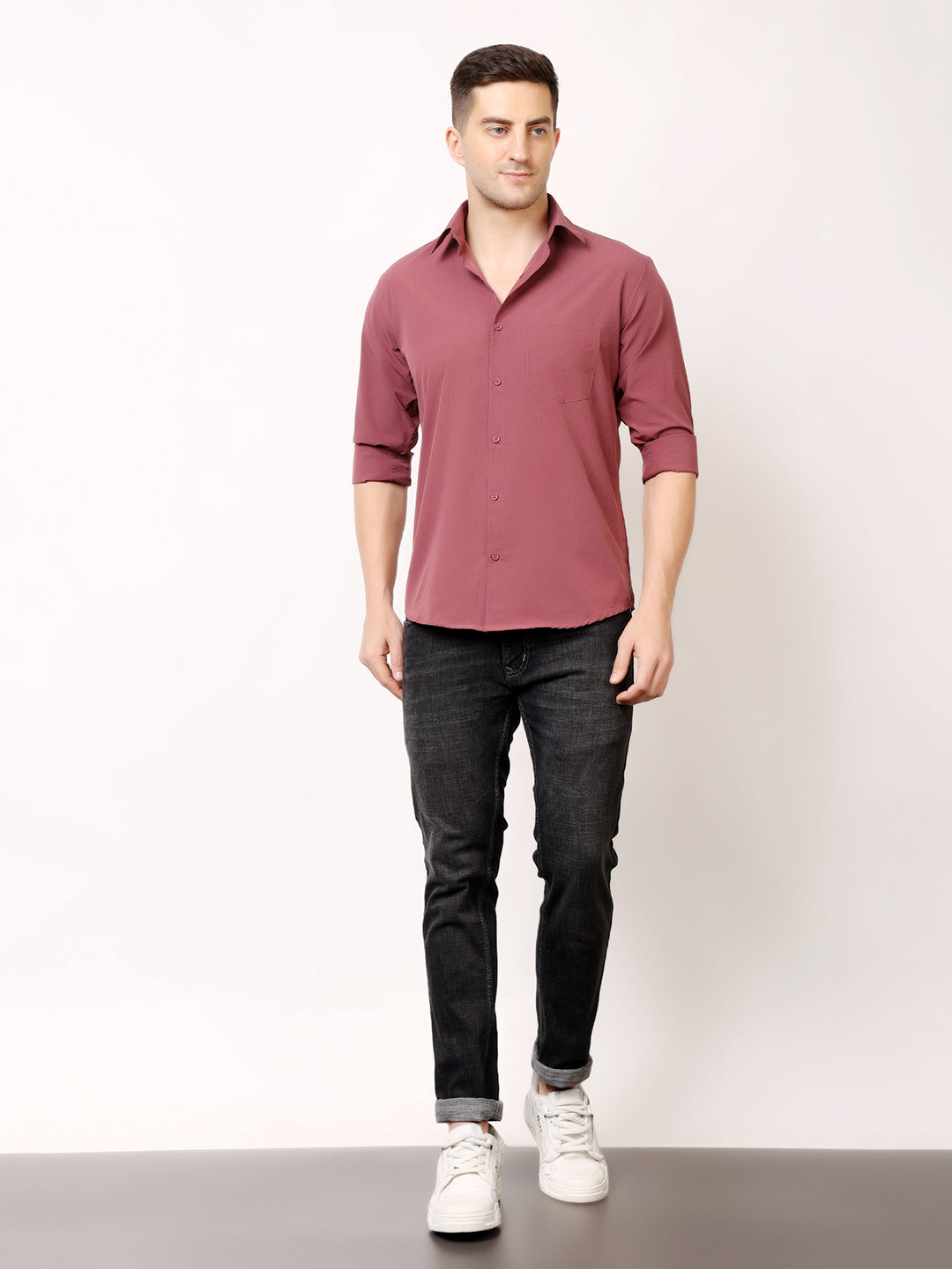 Stylox Men's Regular Fit Cotton Blend Shirt | Casual & Party Wear - Stylox