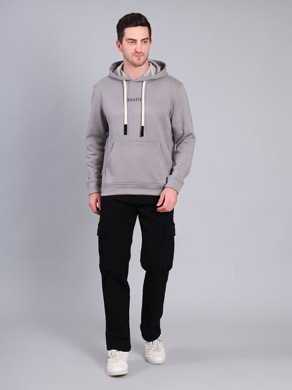 Stylox Men’s Winter Printed Hoodie | Pullover Sweatshirt with Kangaroo Pocket &amp; Hood | Warm Casual Wear
