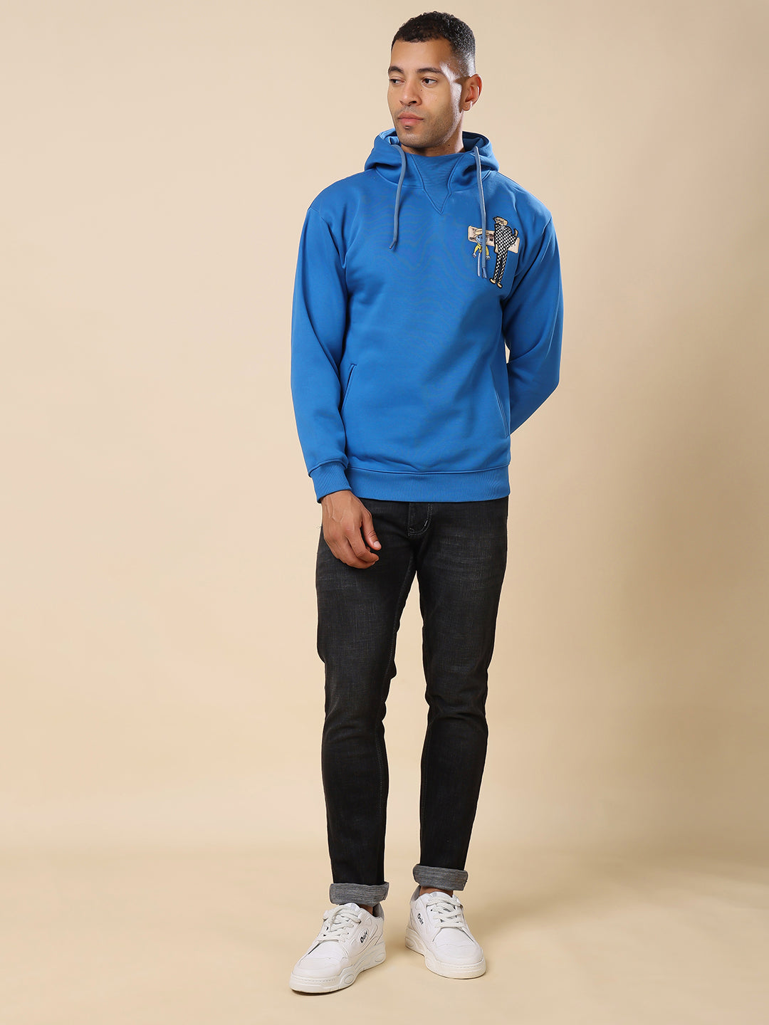 Stylox Men’s Printed Hoodie – Trendy Comfort Wear for Everyday Style