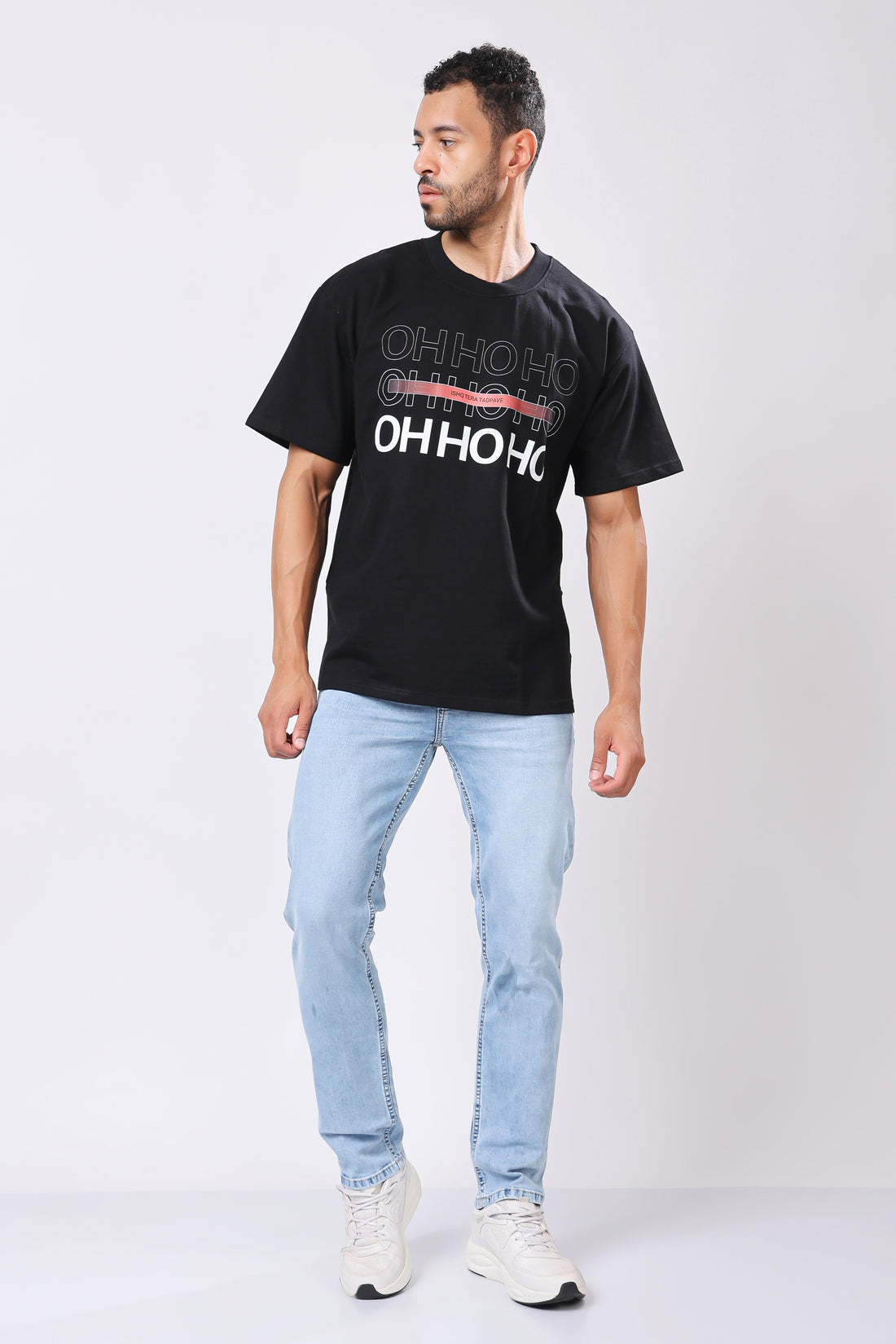 Stylox Men’s Oversized Round Neck Half Sleeve Printed T-Shirt | Premium Cotton Loose Fit Graphic Tee for Streetwear &amp; Casual Style