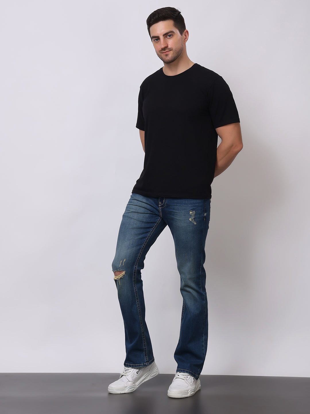 Stylox Men’s Bootcut Fit Jeans – Classic Flared Denim with Modern Comfort - Stylox