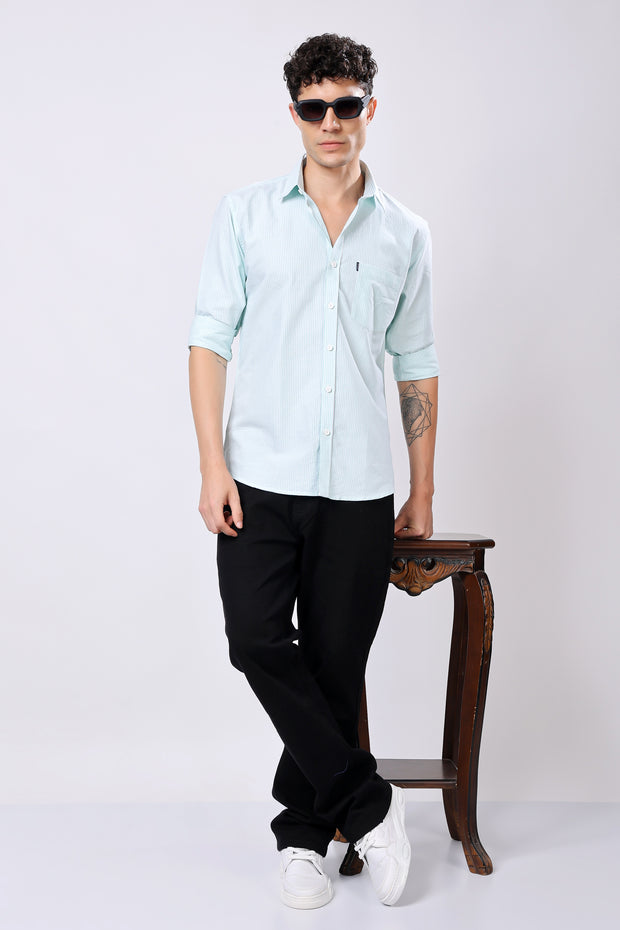 STYLOX Full Sleeve Striped Casual Shirt