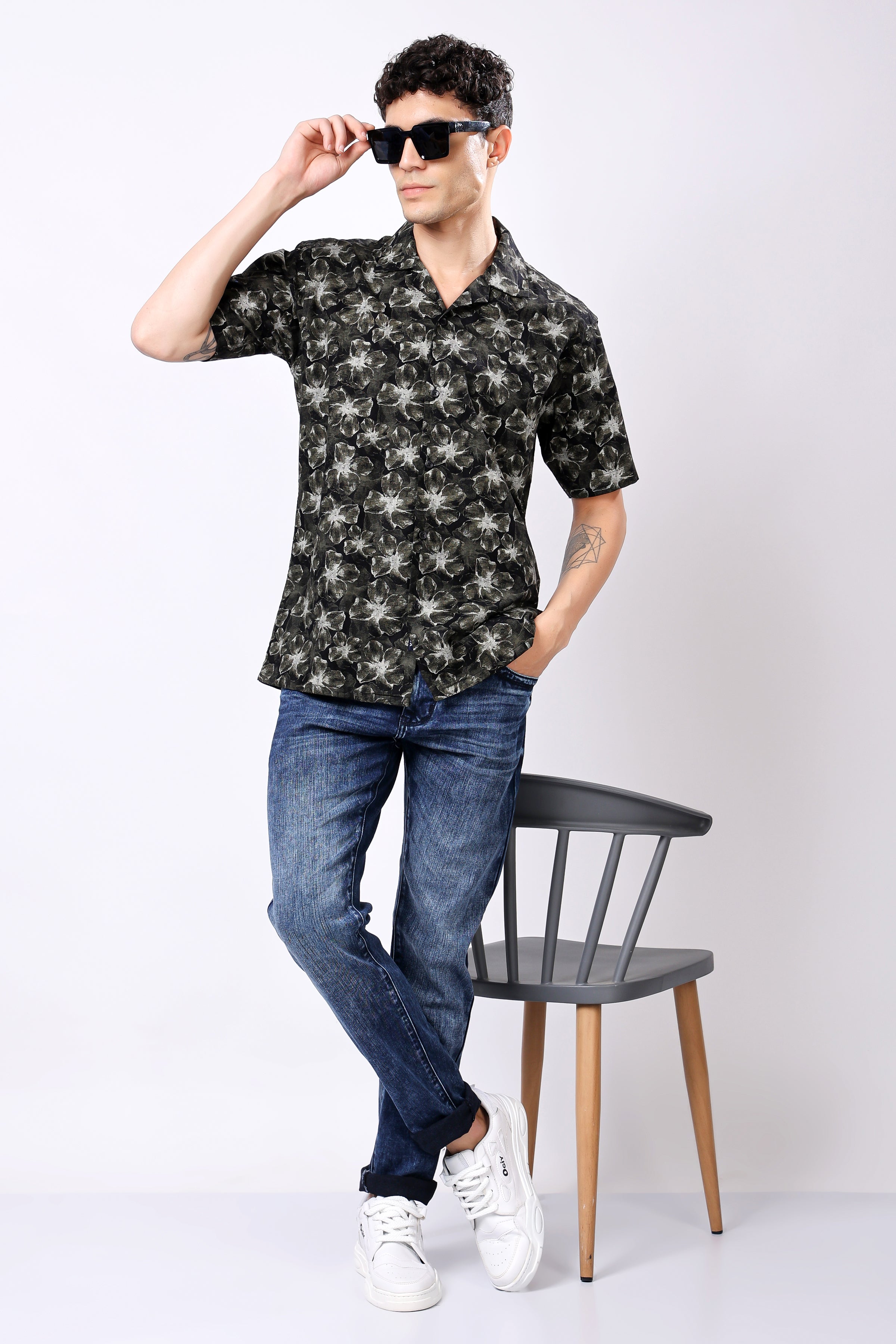 Stylox Half Sleeve Printed Casual Shirt - Stylox