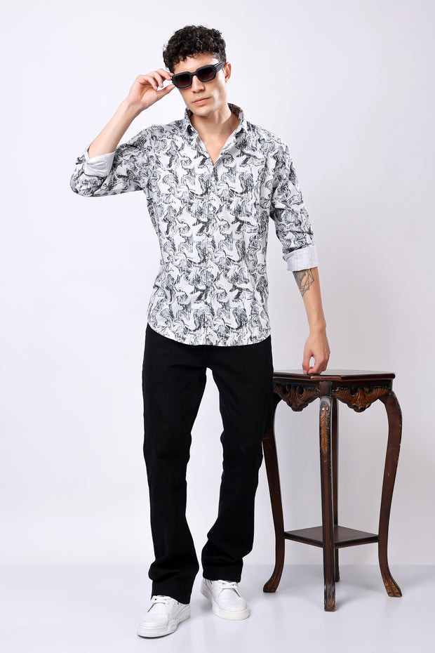 STYLOX Printed Full Sleeve Casual Shirt