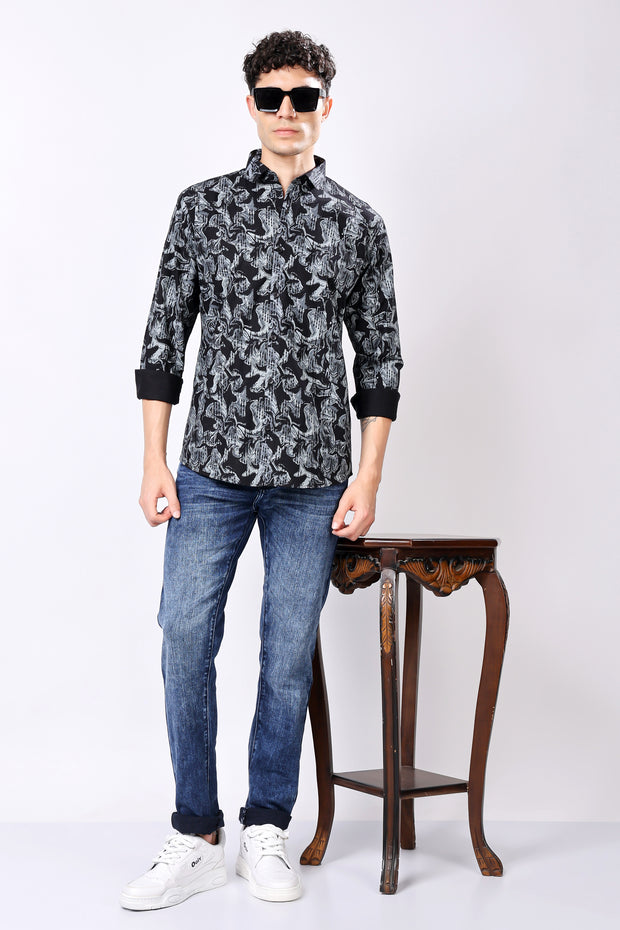 STYLOX Printed Full Sleeve Casual Shirt