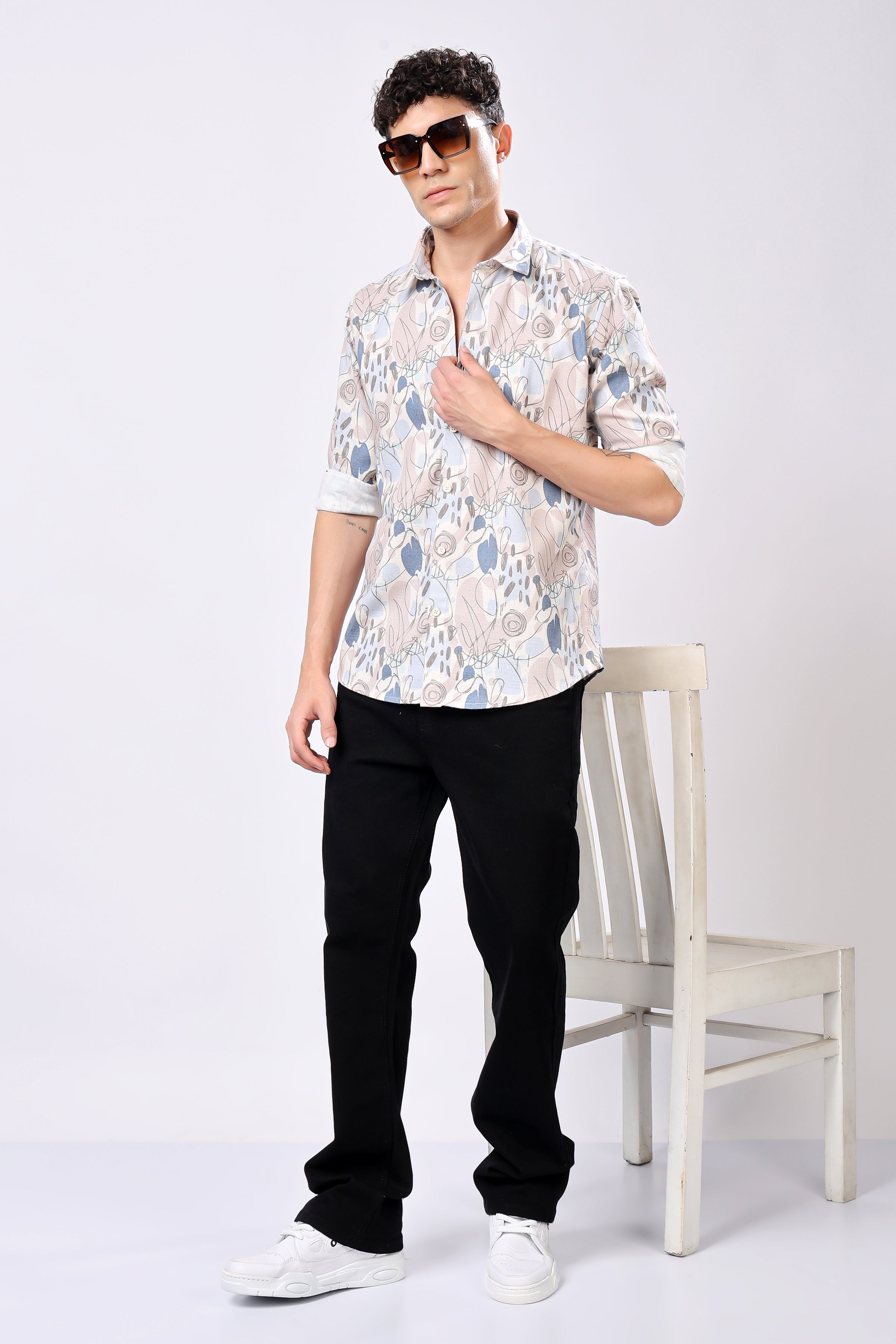 Stylox Printed Full Sleeve Shirt - Stylox