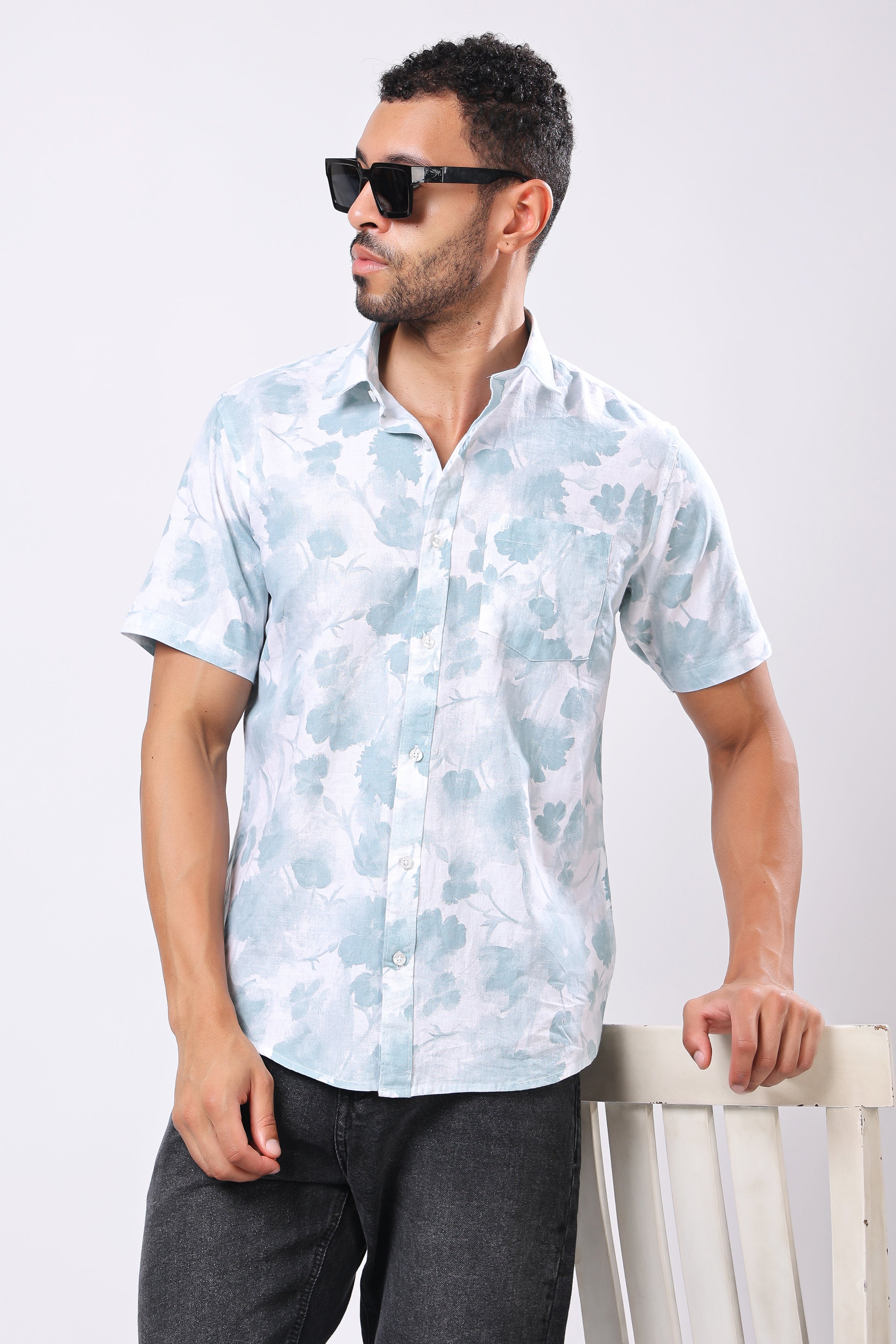 Stylox Printed Half Sleeve Casual Shirt - Stylox