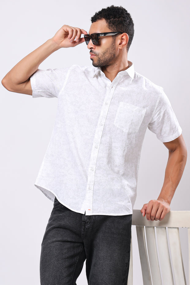 STYLOX HALF SLEEVE PRINTED CASUAL SHIRT