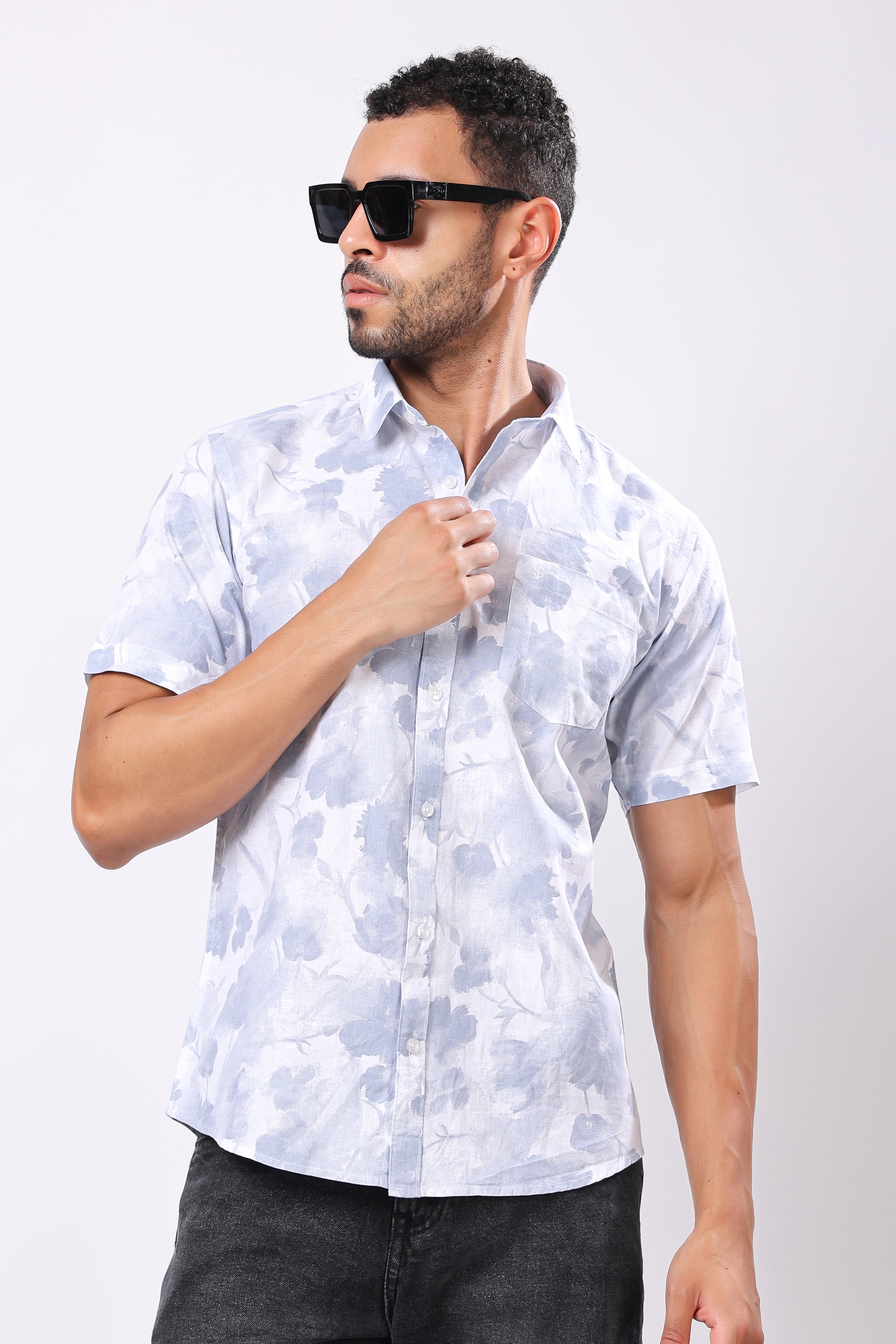 Stylox Printed Half Sleeve Casual Shirt