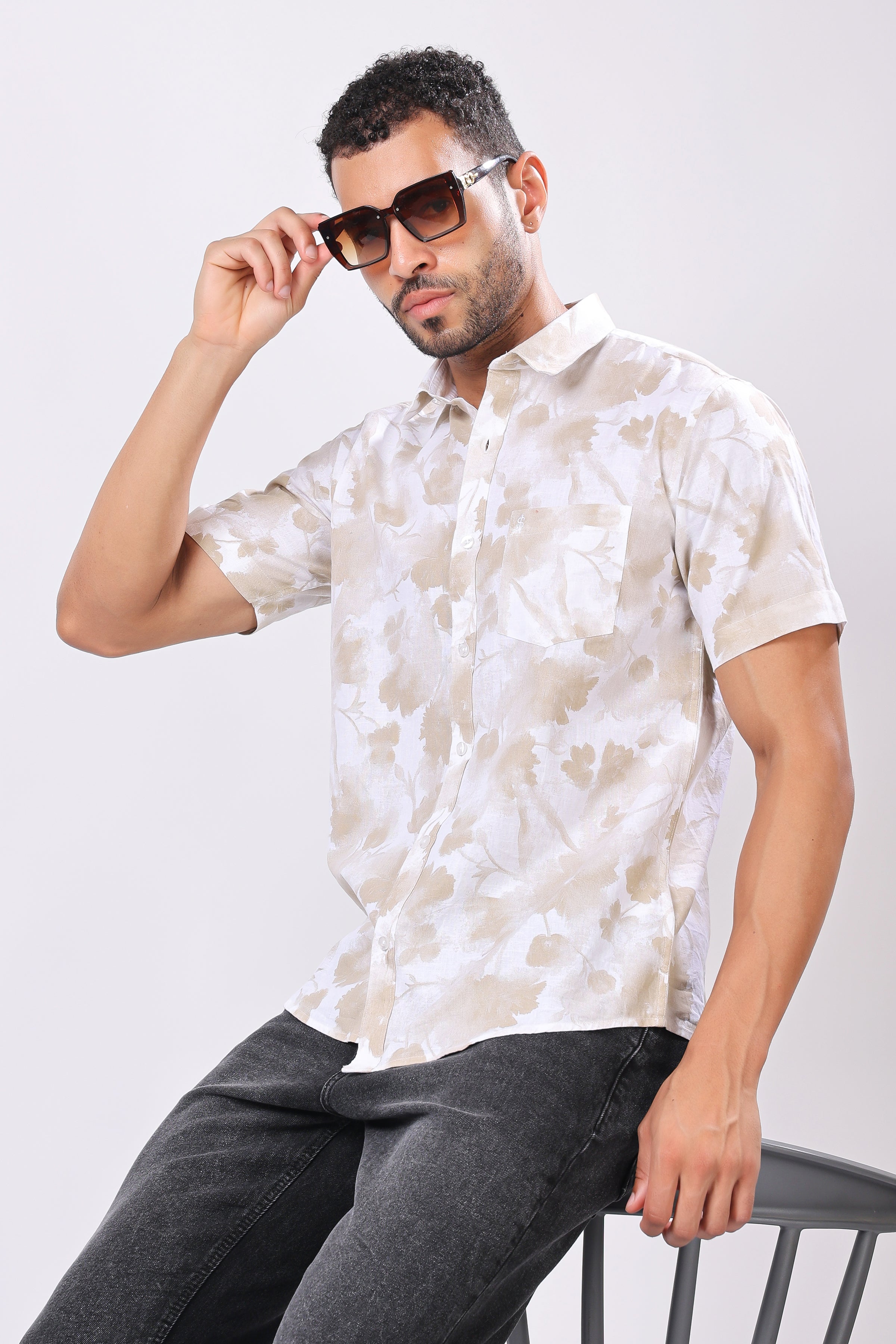 Stylox Printed Half Sleeve Casual Shirt - Stylox