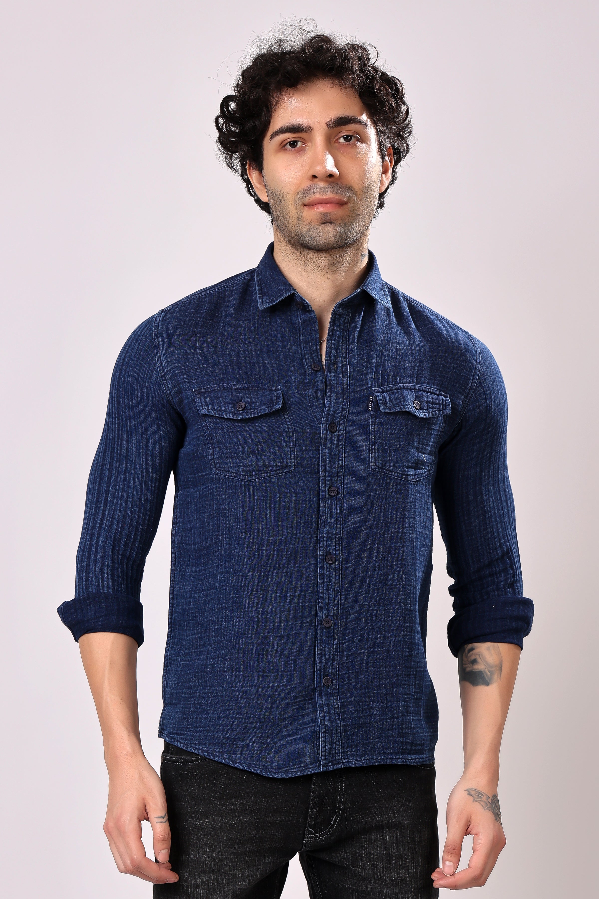 Stylox Denim Shirt - Stylox