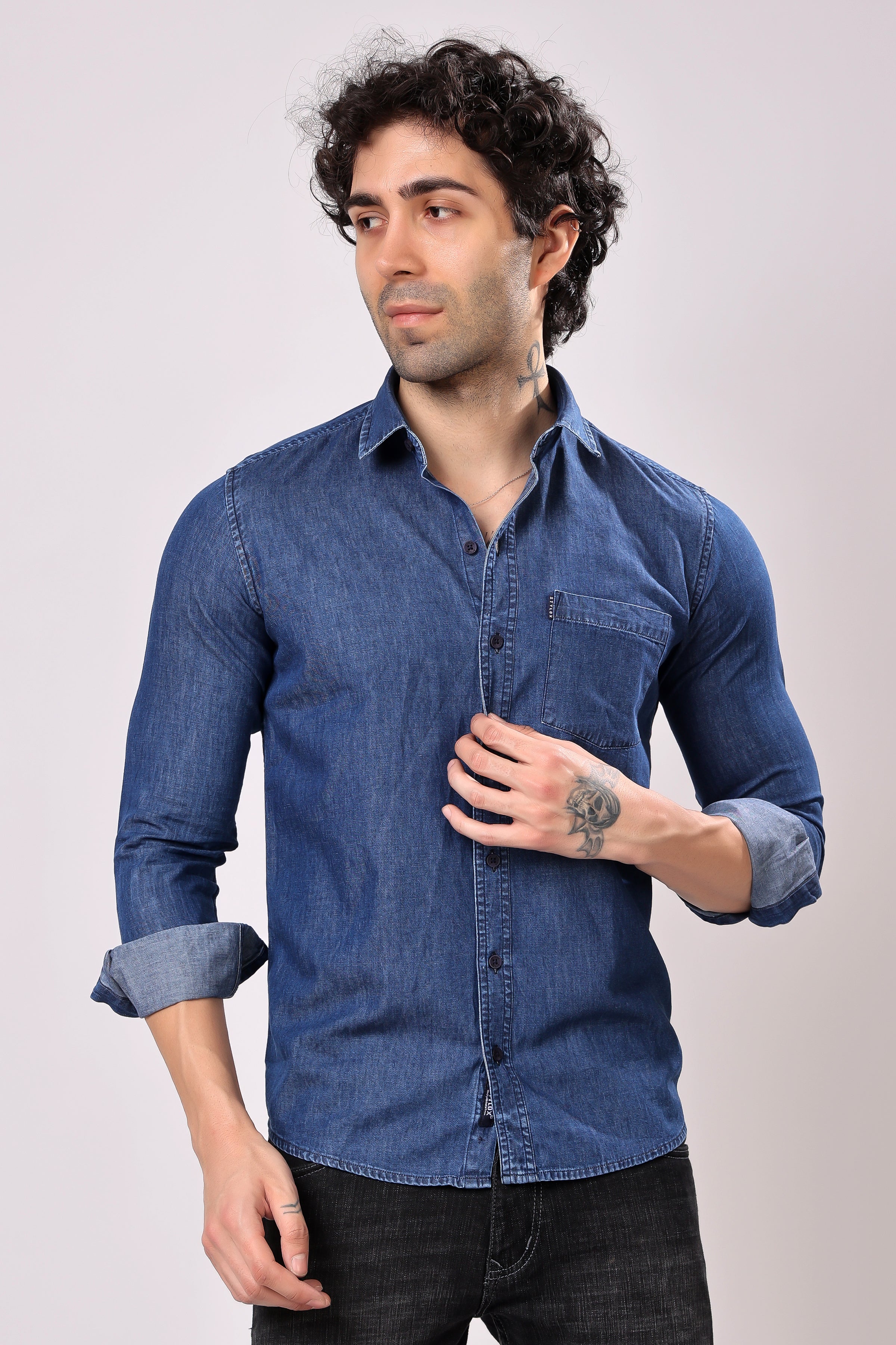 Stylox Denim Shirt - Stylox