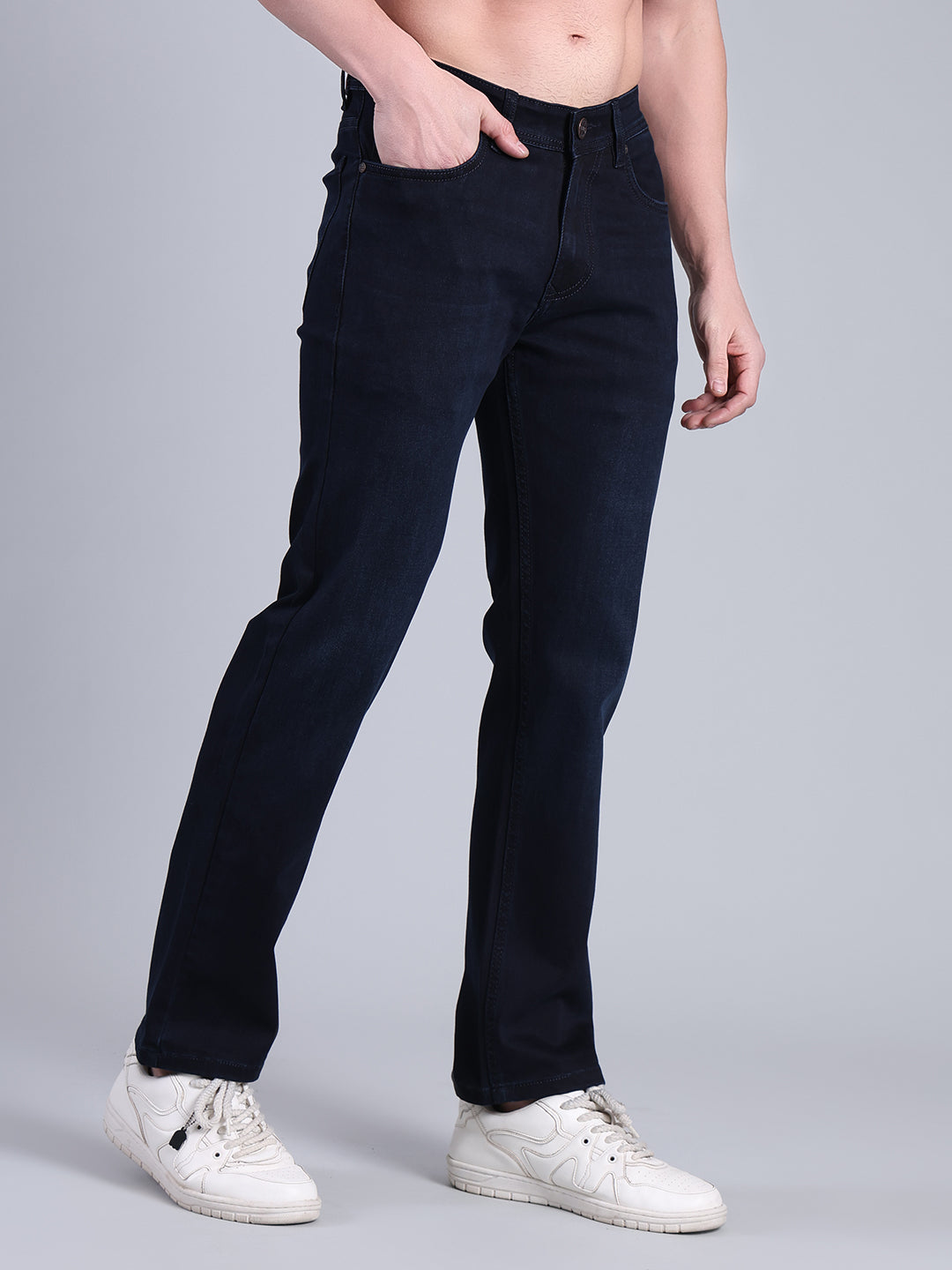 Stylox Men’s Straight Fit Jeans | Classic Denim Jeans for Men | Mid-Rise Everyday Casual Wear Jeans