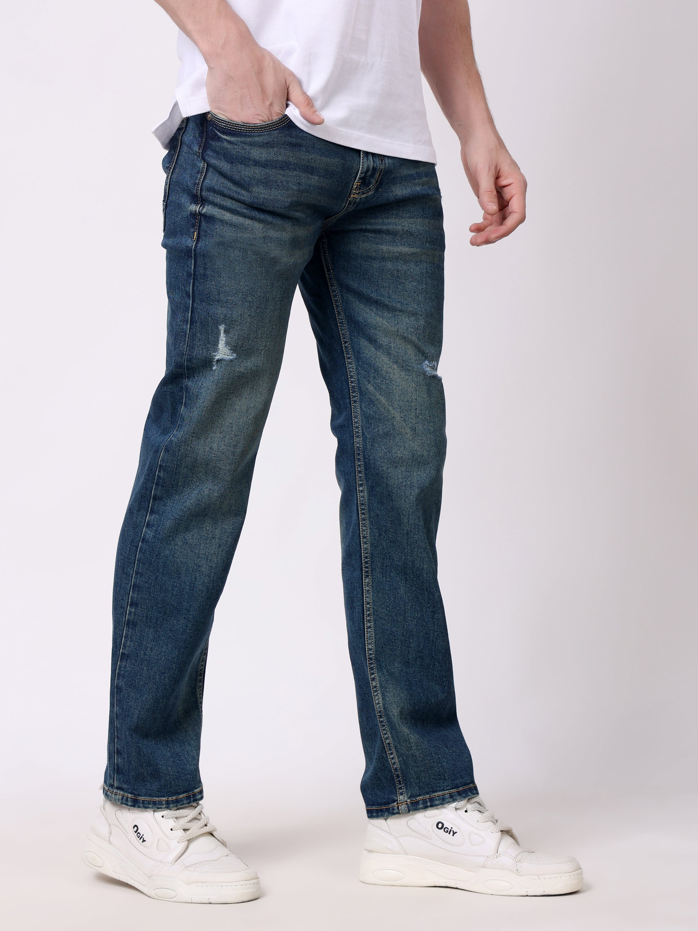 Stylox Men’s Stretchable Comfort Fit Denim Jeans - Stylox