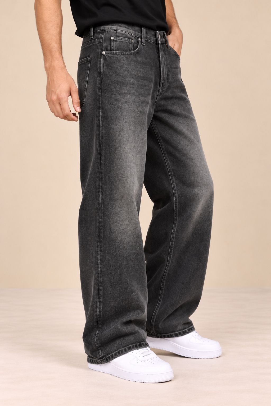 Stylox Men’s Flared Fit Non-Stretchable Denim Jeans