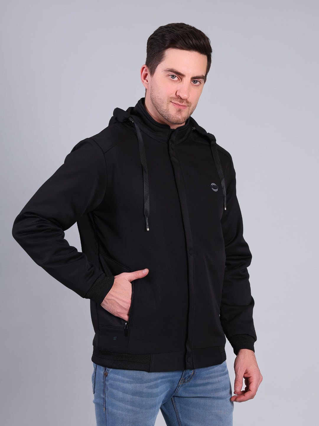 Stylox Men’s Winter Jacket with Hood | Warm Padded Jacket | Stylish Casual Outerwear