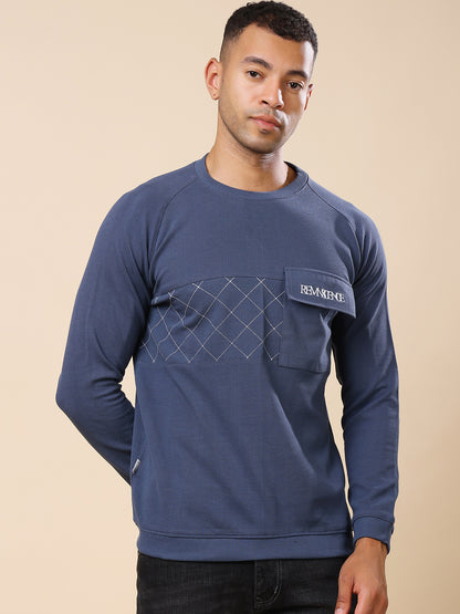 Stylox Men’s Round Neck Full Sleeve Sweatshirt – Classic Fit, Soft Fabric &amp; Cozy Winter Wear