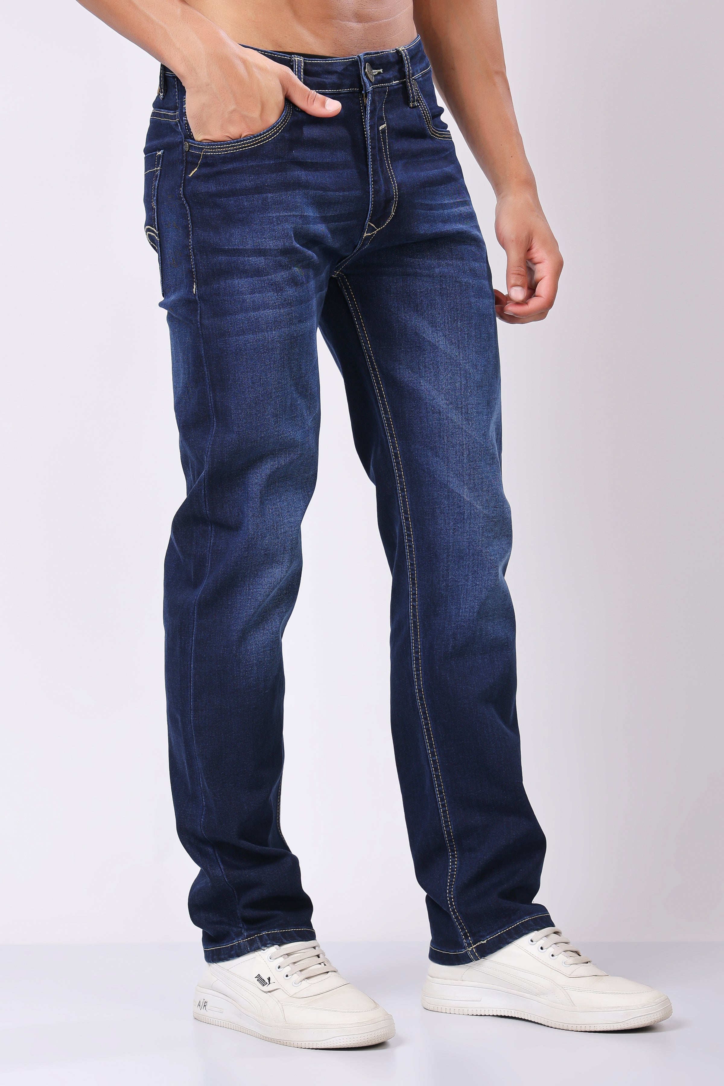 Stylox Comfort Fit Jeans for Men's | Dark Blue, Light Blue, Mid Light Blue &  Mid Dark Blue |