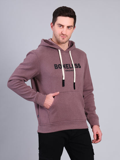 Stylox Men’s Winter Hooded Sweatshirt | Printed Pullover Hoodie with Kangaroo Pocket | Warm Casual Wear