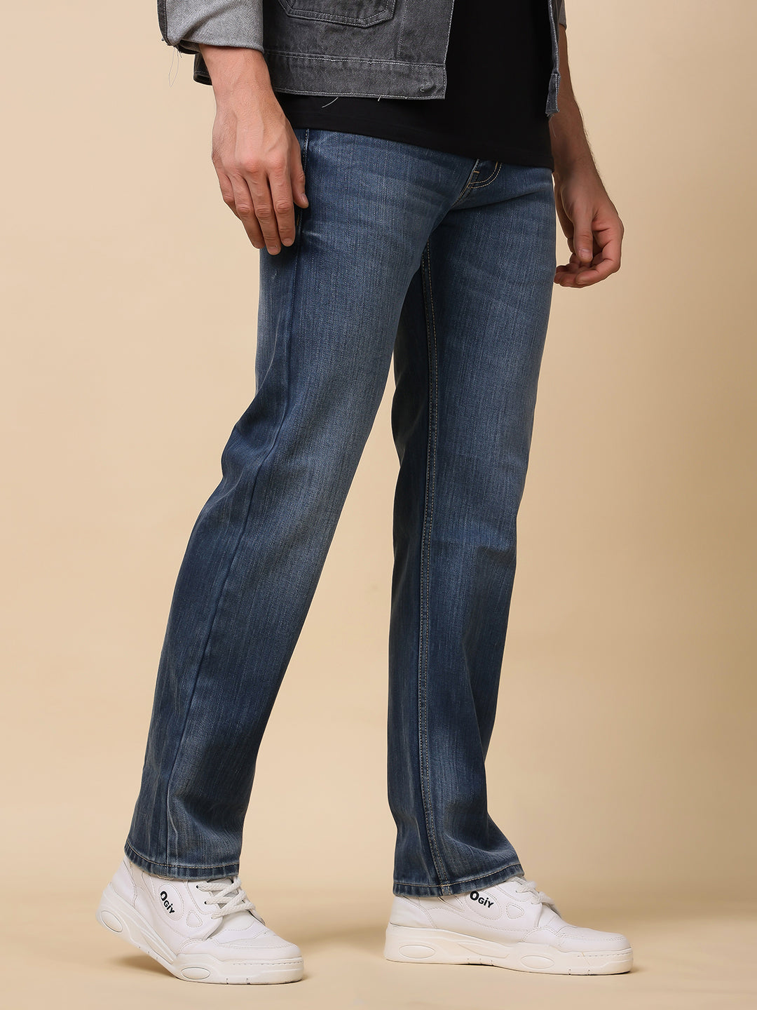 Stylox Premium Comfort Fit Jeans for Men | Soft Cotton Denim | Relaxed Everyday Casual Wear - Stylox