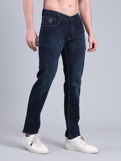 Stylox Men’s Slim Fit Jeans | Mid Rise Stretch Denim with Clean Wash for Casual &amp; Smart Wear
