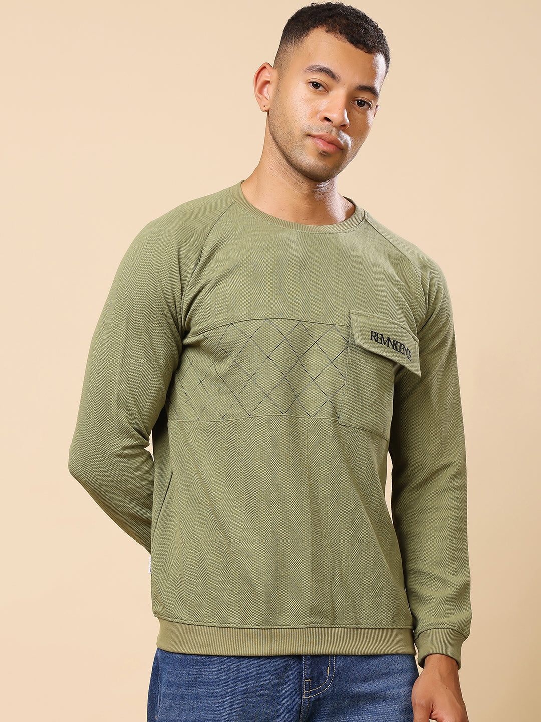 Stylox Men’s Round Neck Full Sleeve Sweatshirt – Classic Fit, Soft Fabric & Cozy Winter Wear
