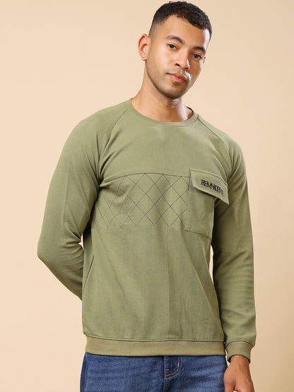 Stylox Men’s Round Neck Full Sleeve Sweatshirt – Classic Fit, Soft Fabric &amp; Cozy Winter Wear