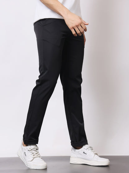 Stylox Men’s Premium Regular Fit Stretch Trousers – Formal &amp; Casual Pants | Wrinkle-Free Office Wear - Stylox