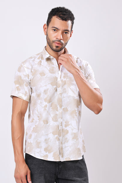 Stylox Printed Half Sleeve Casual Shirt