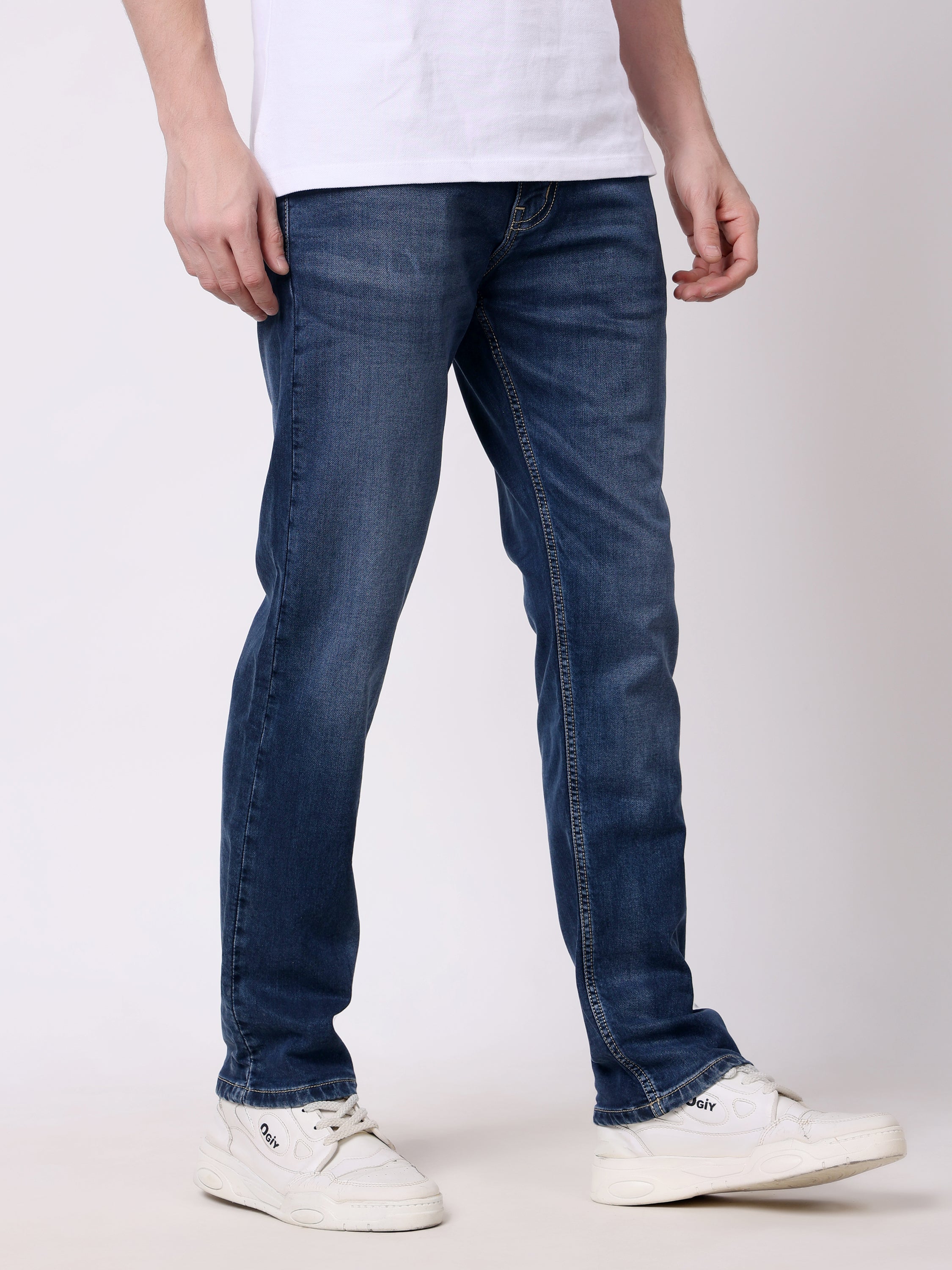 Stylox Men’s Stretchable Slim Fit Casual Denim Jeans - Stylox
