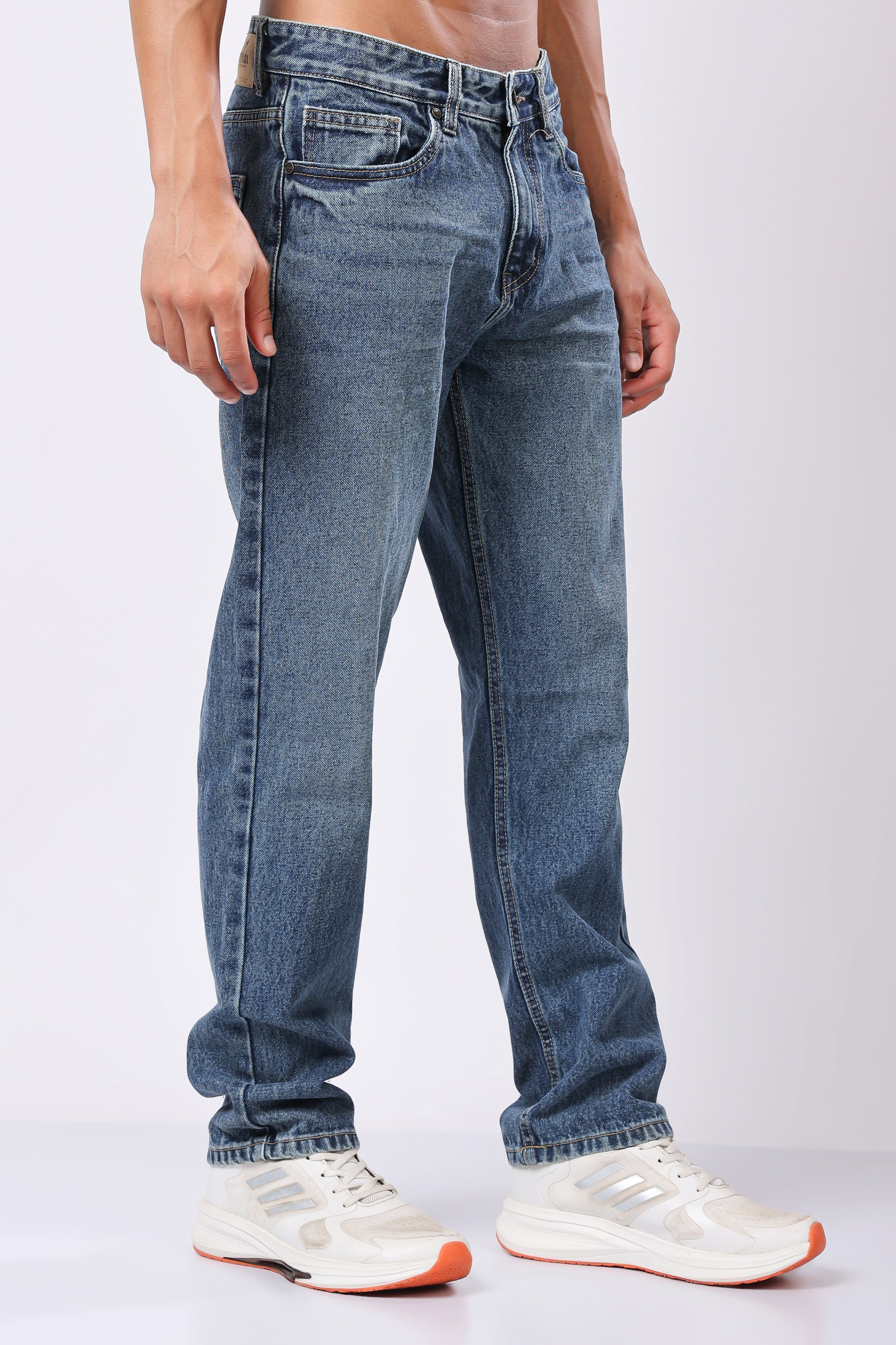 Stylox Relaxed Fit Jeans for Men | Dark Blue, Light Blue, Greenish Blue |