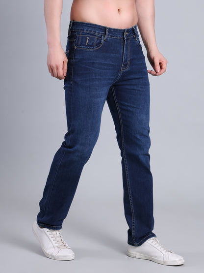 Stylox Men’s Comfort Fit Mid-Rise Jeans