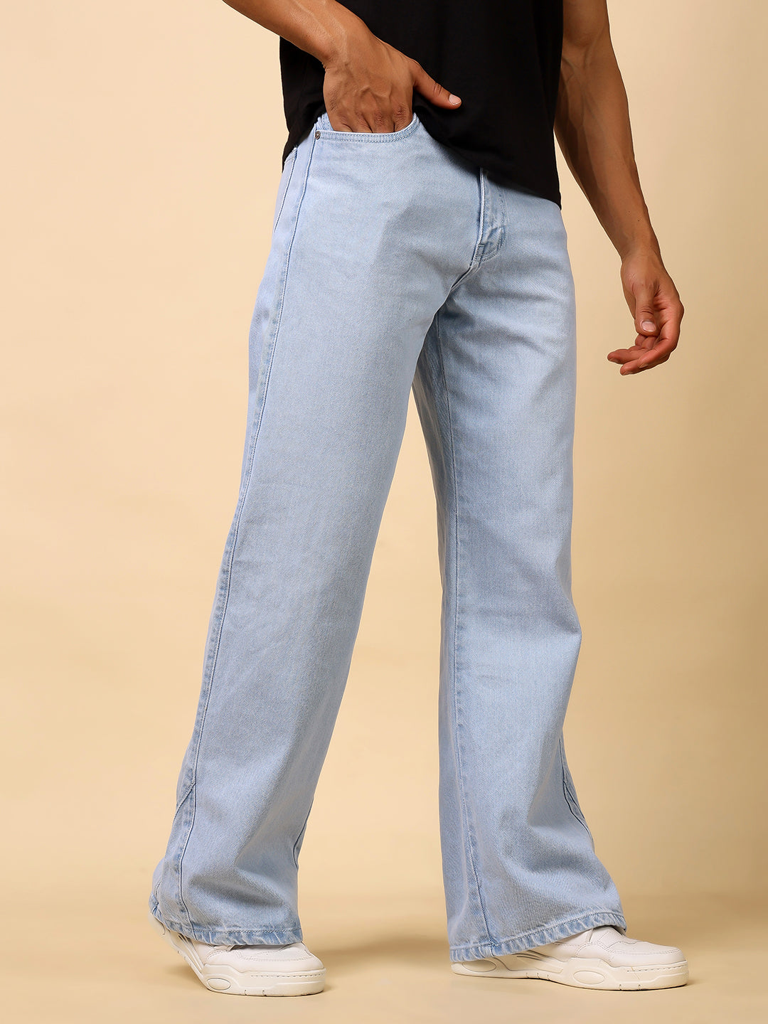 Stylox Men’s Baggy Fit Jeans – Relaxed Casual Denim