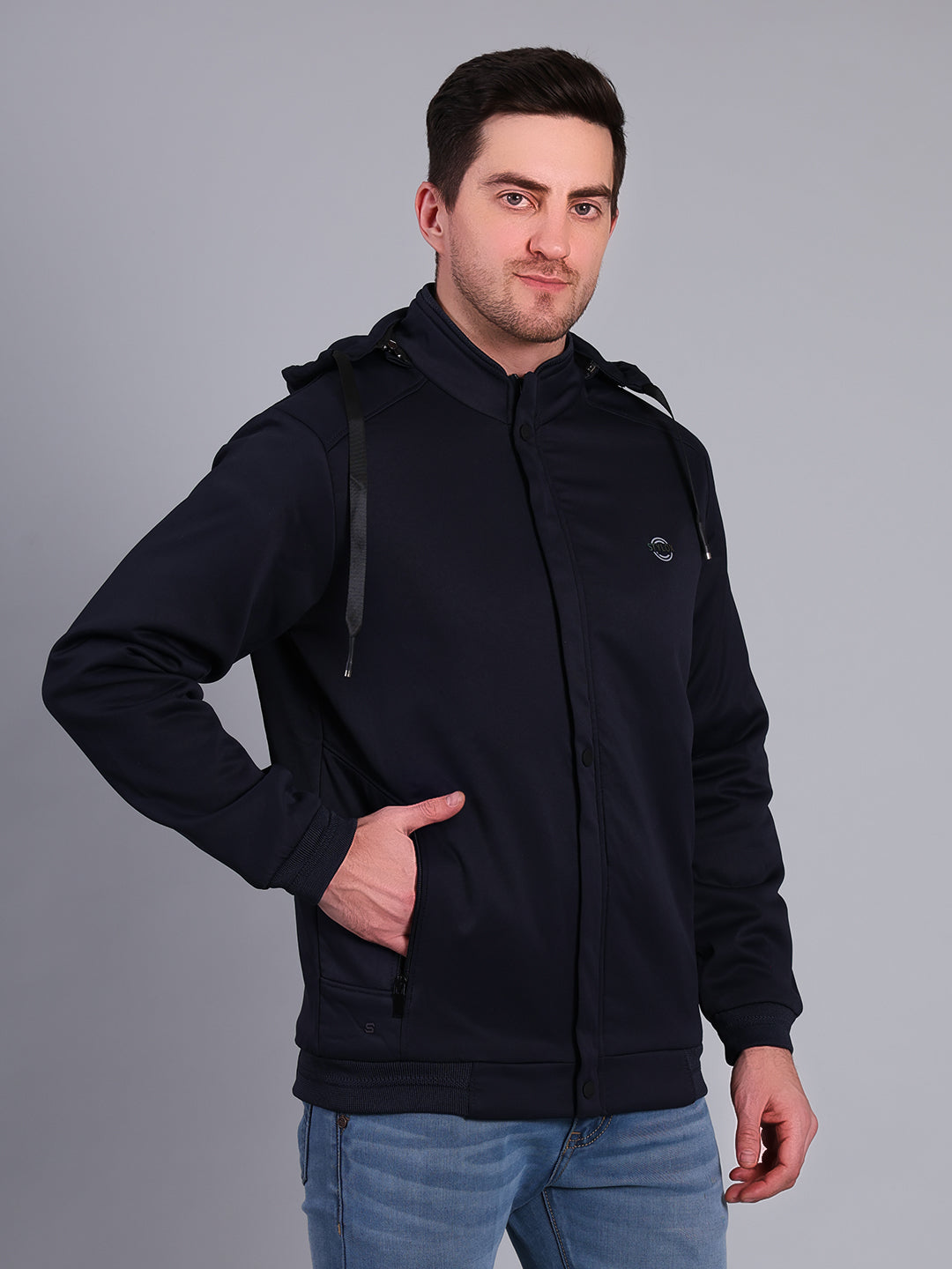 Stylox Men’s Winter Jacket with Hood | Warm Padded Jacket | Stylish Casual Outerwear