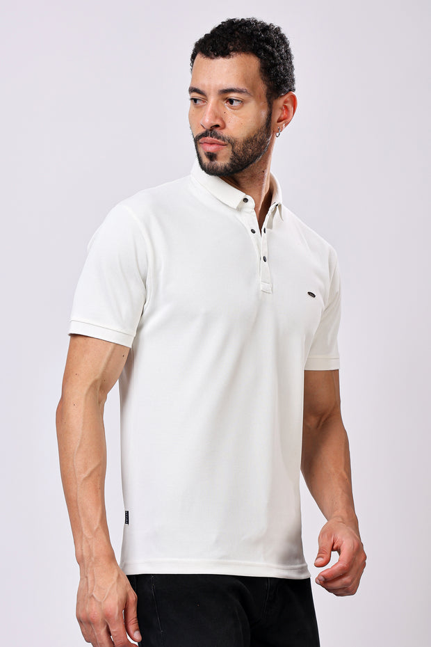 Stylox Solid Polo T-Shirt For Men
