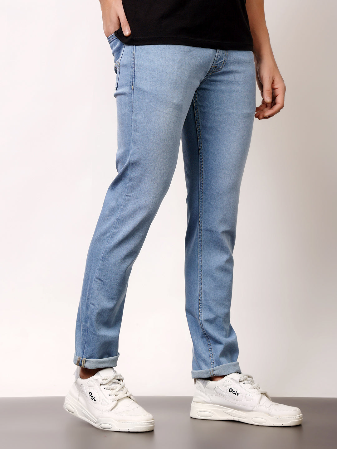 Stylox Redefined Slim Fit Solid Men’s Jeans – Stylish & Comfortable Everyday Wear - Stylox