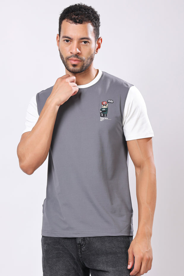 Stylox Printed Round Neck T-Shirt
