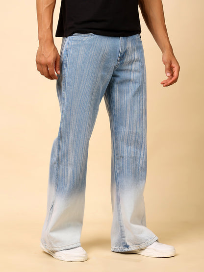 Stylox Men’s Baggy Fit Tie-Dye Washed Jeans | Street Style Denim for Trendy Look
