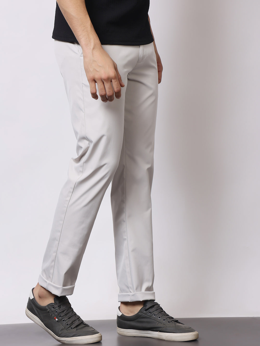 Stylox Men’s Premium Regular Fit Stretch Trousers – Formal & Casual Pants | Wrinkle-Free Office Wear - Stylox