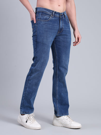 Stylox Men’s Straight Fit Jeans | Classic Denim Jeans for Men | Mid-Rise Everyday Casual Wear Jeans
